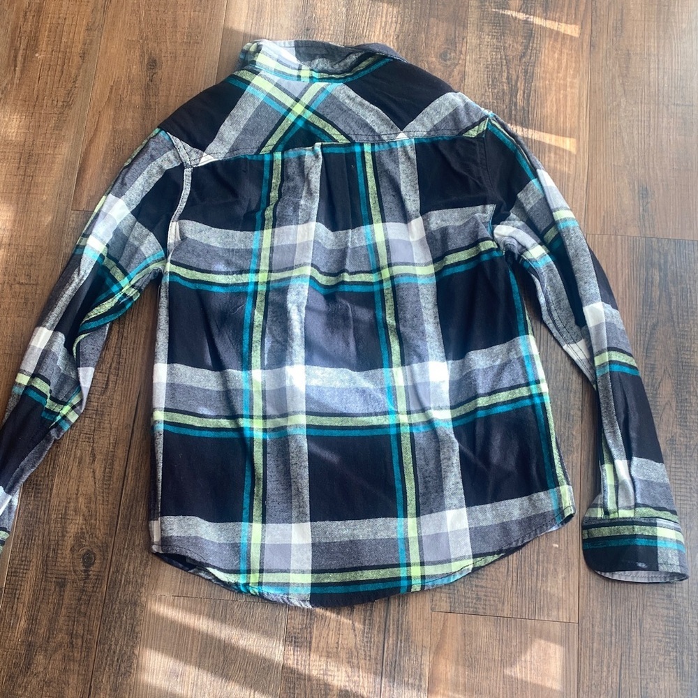 Bundle Wonder Nation Black and White Plaid Shirt - Picture 14 of 16